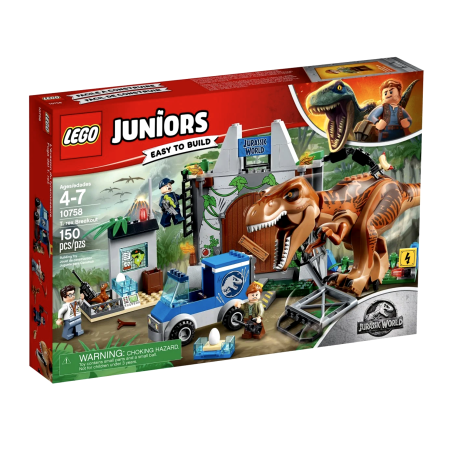 LEGO Juniors 10758 Jurassic World: T. rex na wolności